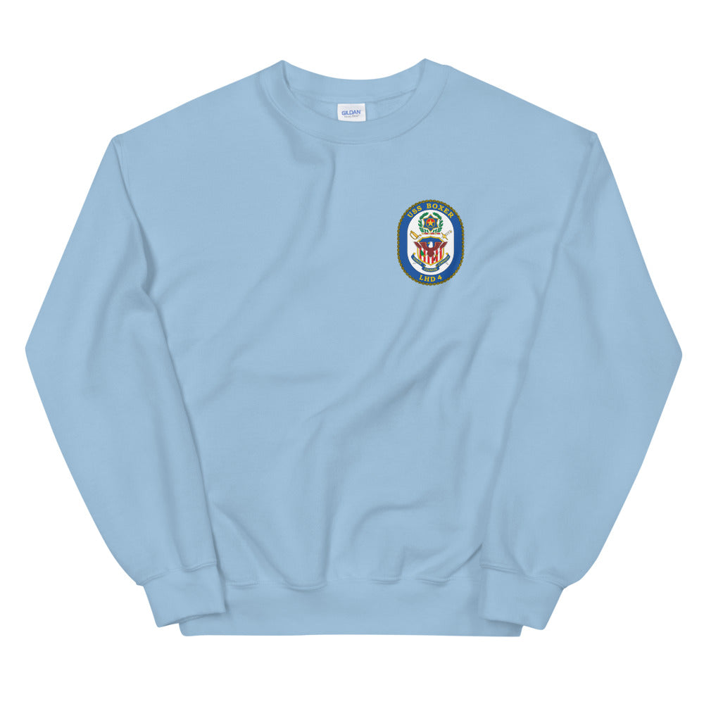 USS Boxer (LHD-4) Ship's Crest Sweatshirt