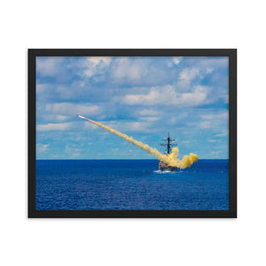 USS Curtis Wilbur (DDG-54) Framed Ship Photo