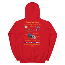 Load image into Gallery viewer, USS Carl Vinson (CVN-70) 1990 Cruise Hoodie - Family