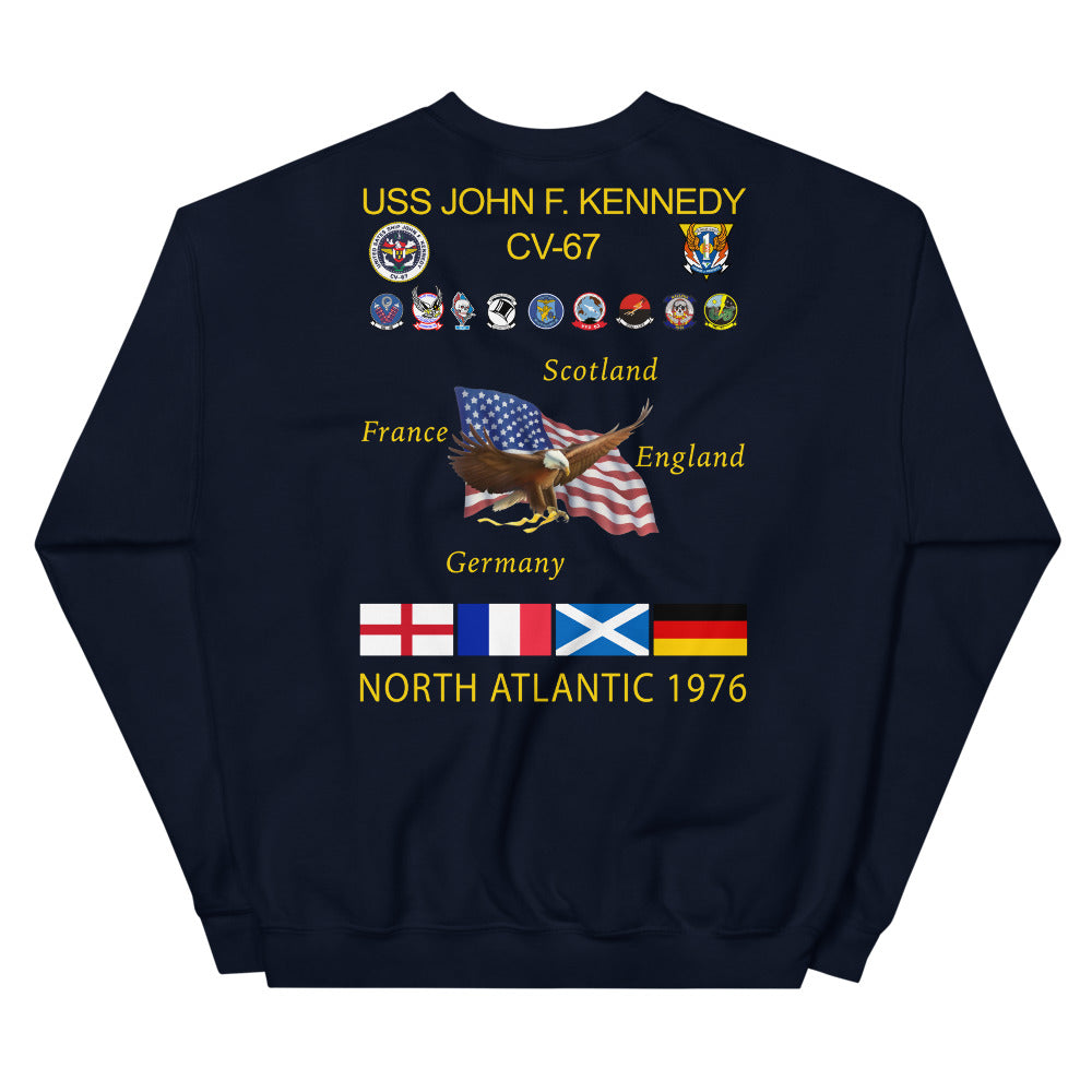 USS John F. Kennedy (CV-67) 1976 Cruise Sweatshirt