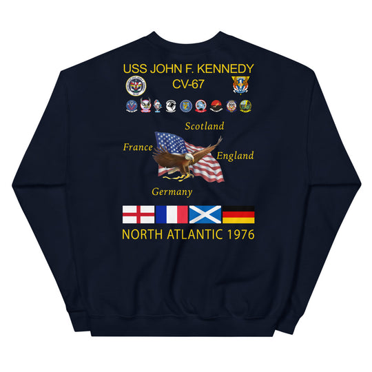 USS John F. Kennedy (CV-67) 1976 Cruise Sweatshirt