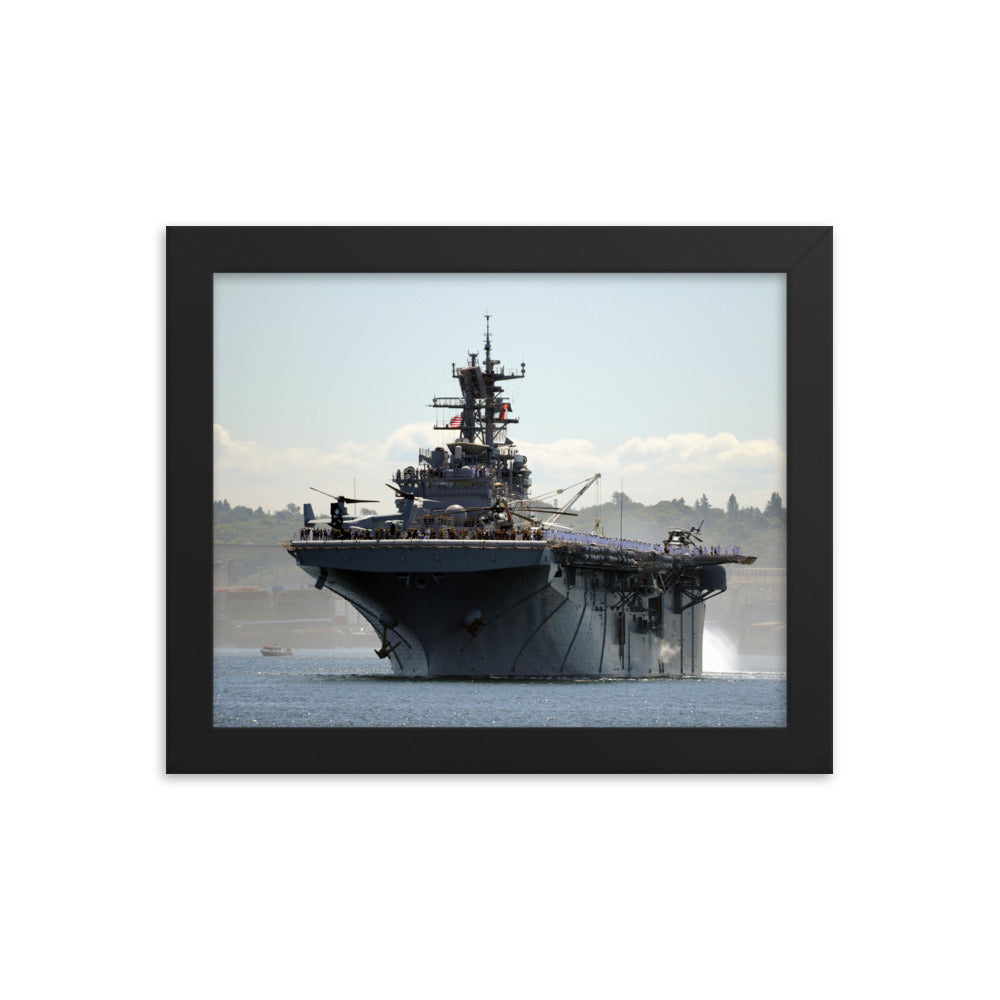 USS Bonhomme Richard (LHD-6) Framed Ship Photo