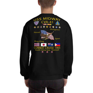 USS Midway (CVA-41) 1965 Cruise Sweatshirt