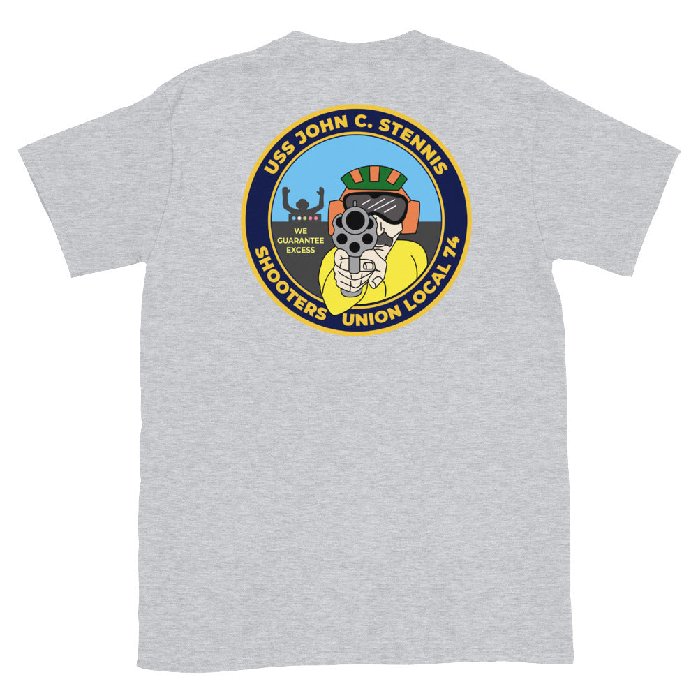 USS John C. Stennis (CVN-74) Shooters Union Local 74 T-Shirt