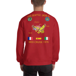 USS Seattle (AOE-3) 1976 Cruise Sweatshirt