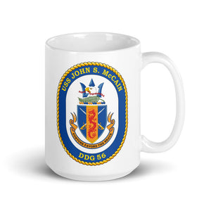 USS John S. McCain (DDG-56) Ship's Crest Mug