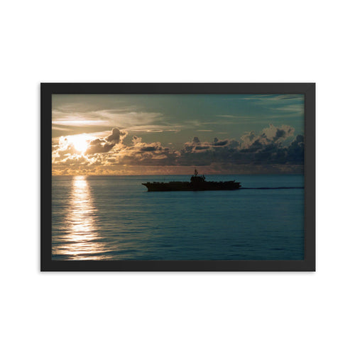 USS Kitty Hawk (CV-63) Framed Ship Photo