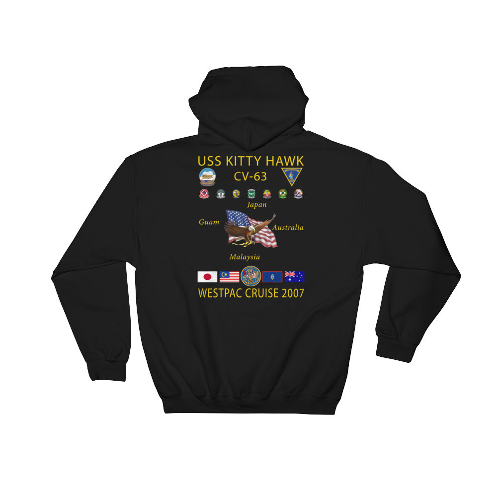 USS Kitty Hawk (CV-63) 2007 Cruise Hoodie