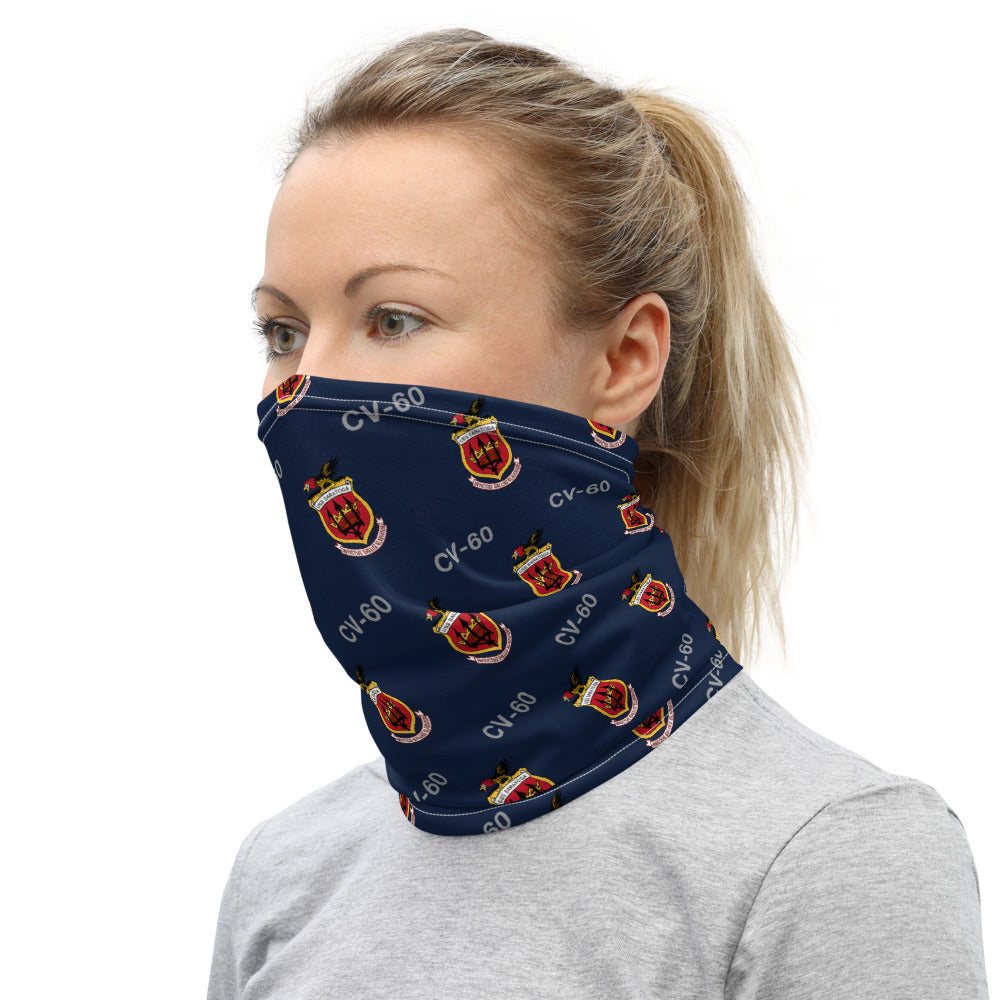 USS Saratoga (CV-60) w/ hull number Neck Gaiter