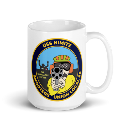 USS Nimitz (CVN-68) Shooters Union Local 68 Mug