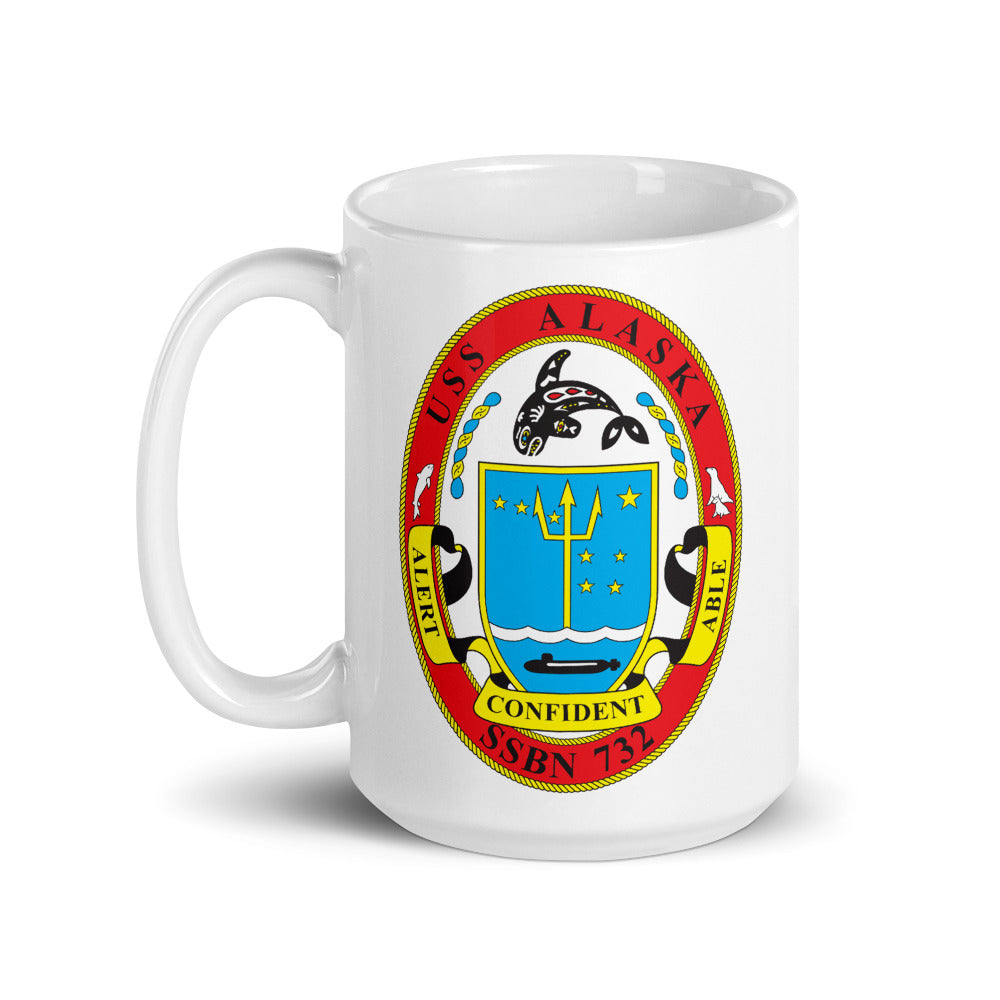 USS Alaska (SSBN-732) Ship's Crest Mug