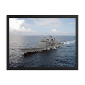 USS Lake Champlain (CG-57) Framed Ship Photo