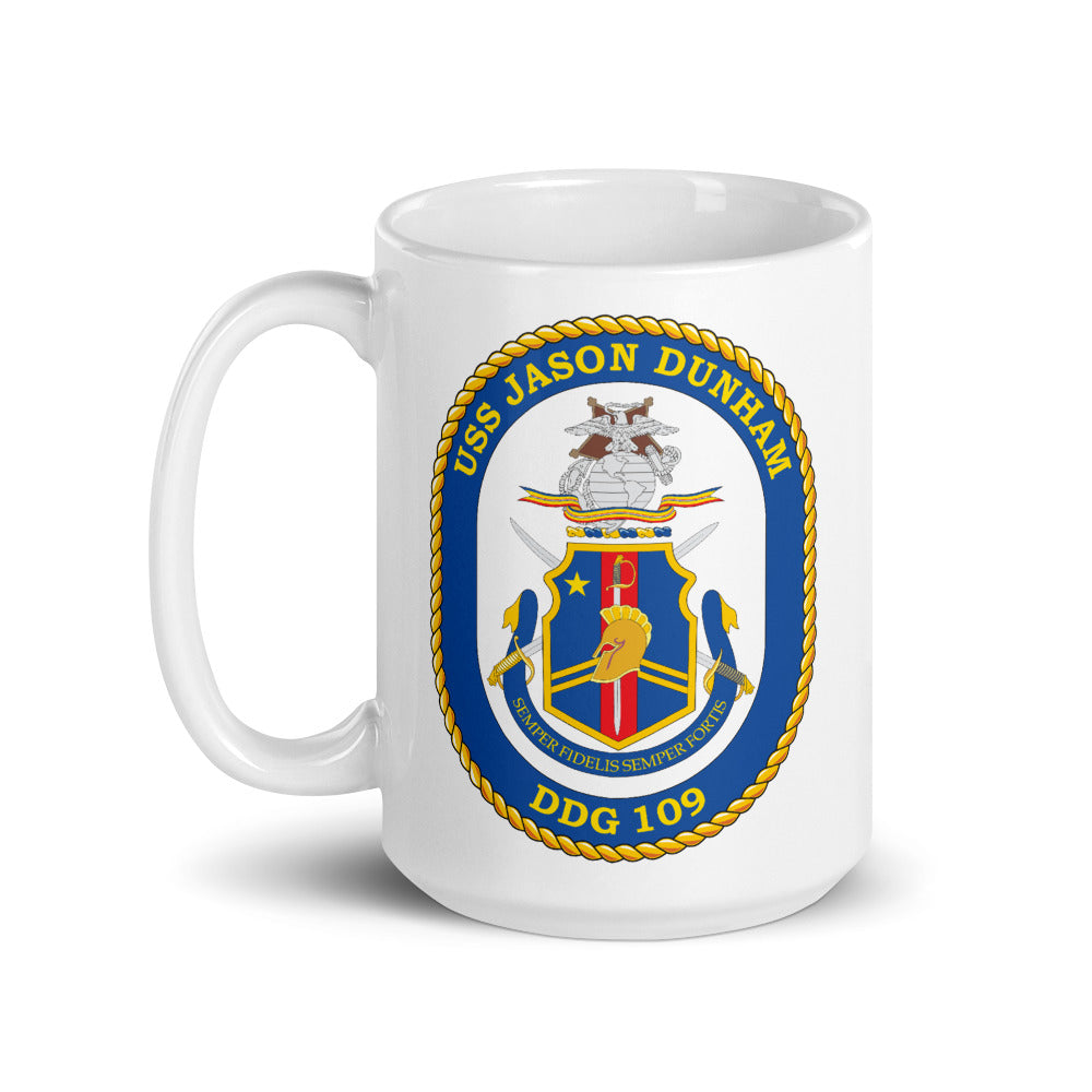 USS Jason Dunham (DDG-109) Ship's Crest Mug