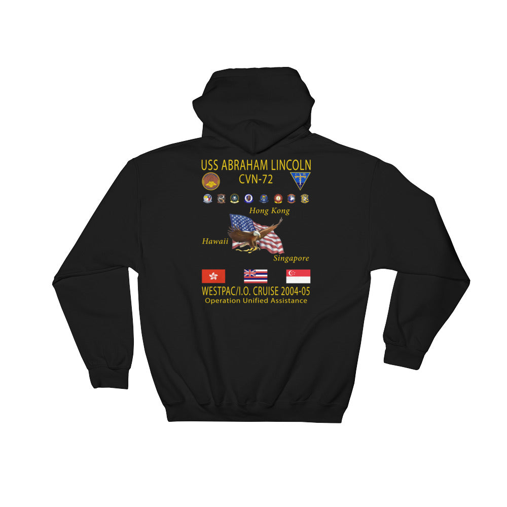 USS Abraham Lincoln (CVN-72) 2004-05 Cruise Hoodie