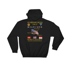 Load image into Gallery viewer, USS Abraham Lincoln (CVN-72) 2004-05 Cruise Hoodie