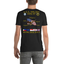 Load image into Gallery viewer, USS Halsey (DDG-97) 2014-15 Cruise Shirt