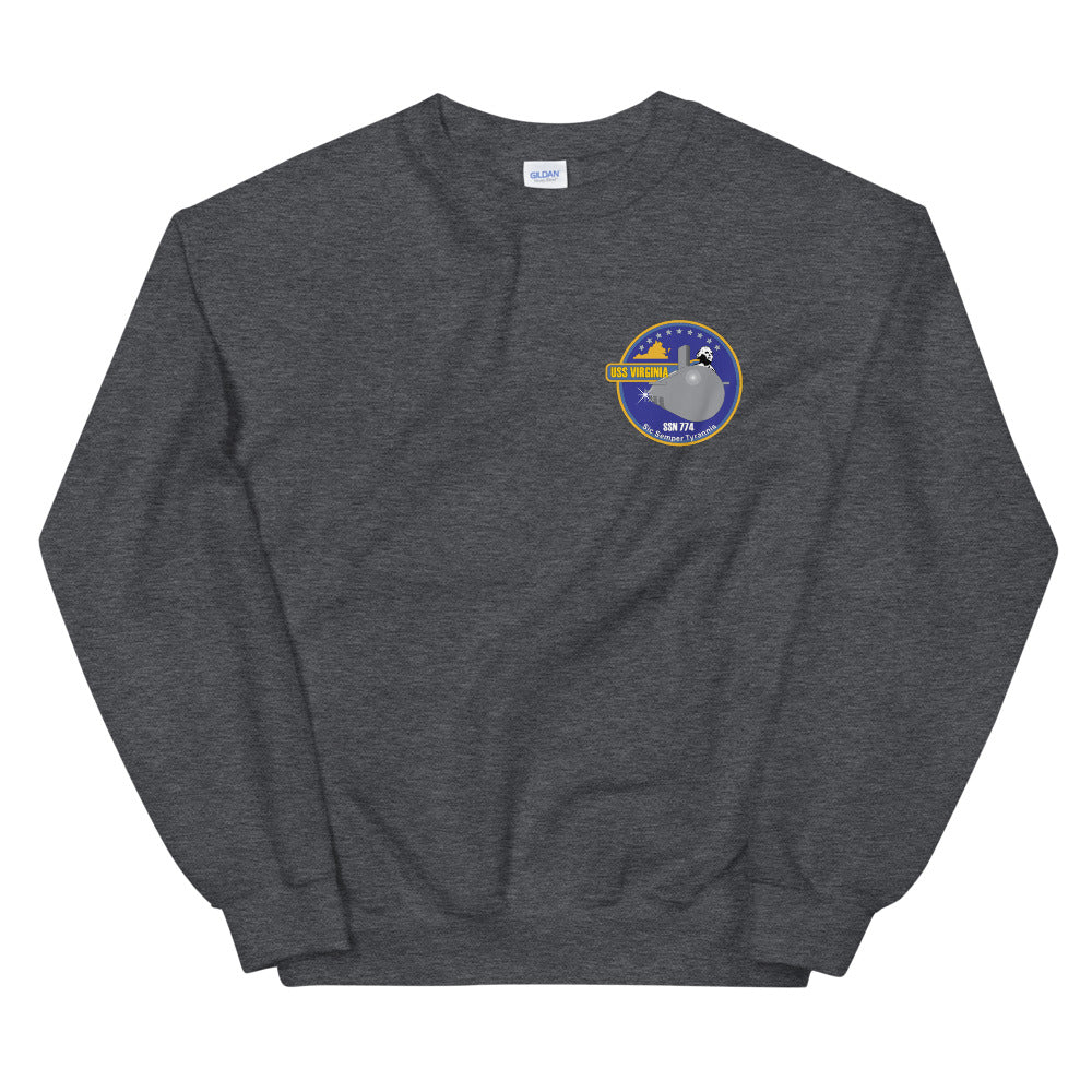 USS Virginia (SSN-774) Ship's Crest Sweatshirt
