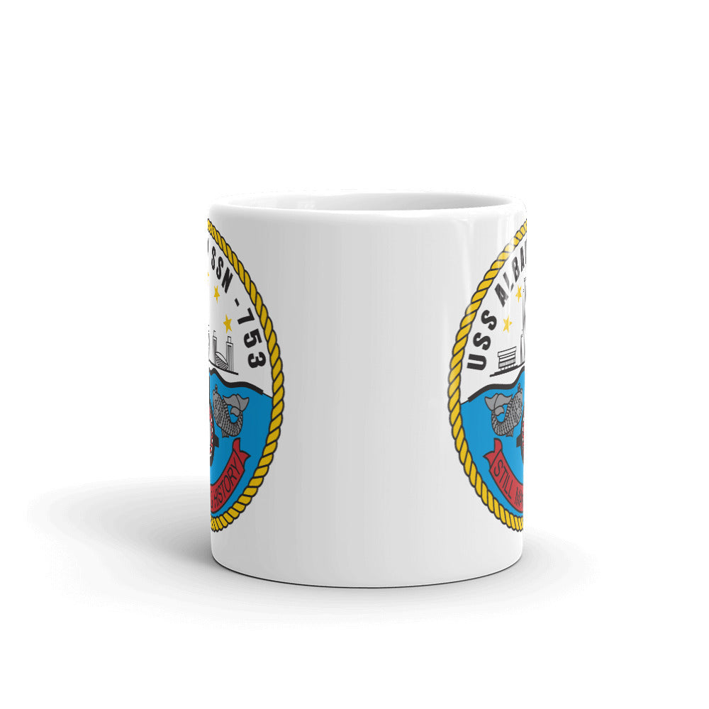USS Albany (SSN-753) Ship's Crest Mug