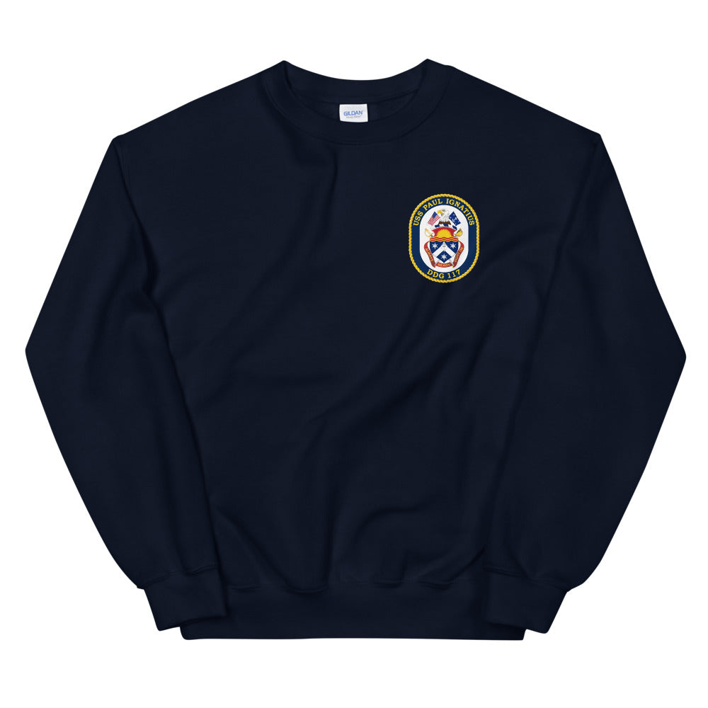 USS Paul Ignatius (DDG-117) Ship's Crest Sweatshirt