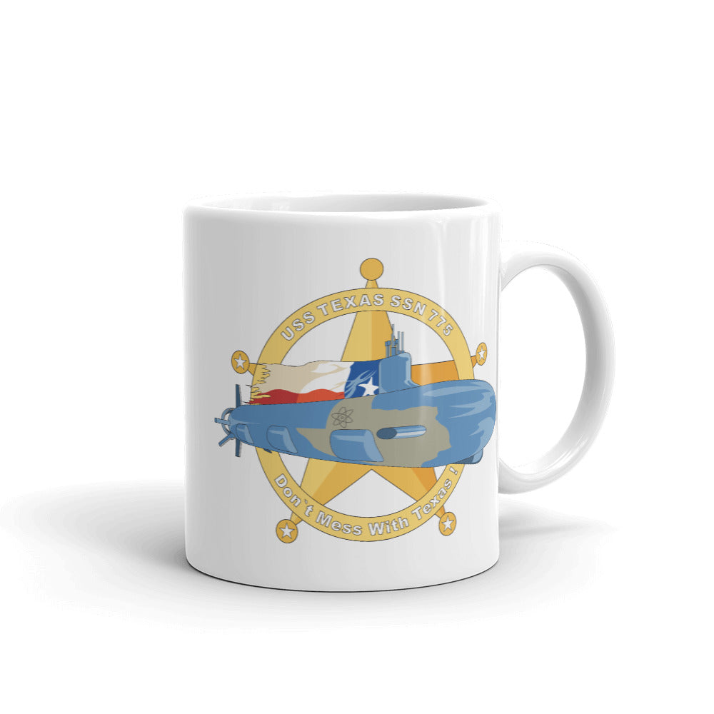 USS Texas (SSN-775) Ship's Crest Mug