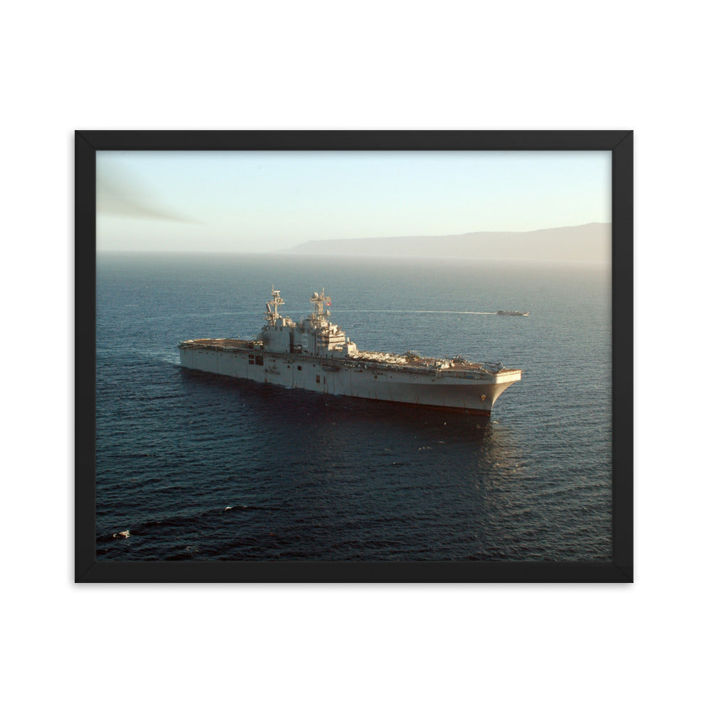 USS Peleliu (LHA-5) Framed Ship Photo