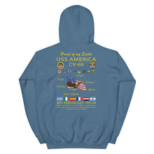 Load image into Gallery viewer, USS America (CV-66) 1993-94 Cruise Hoodie - FAMILY