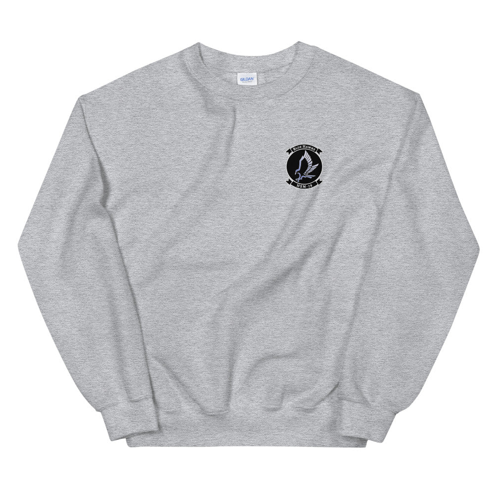 HSM-78 Blue Hawks Squadron Crest Sweatshirt
