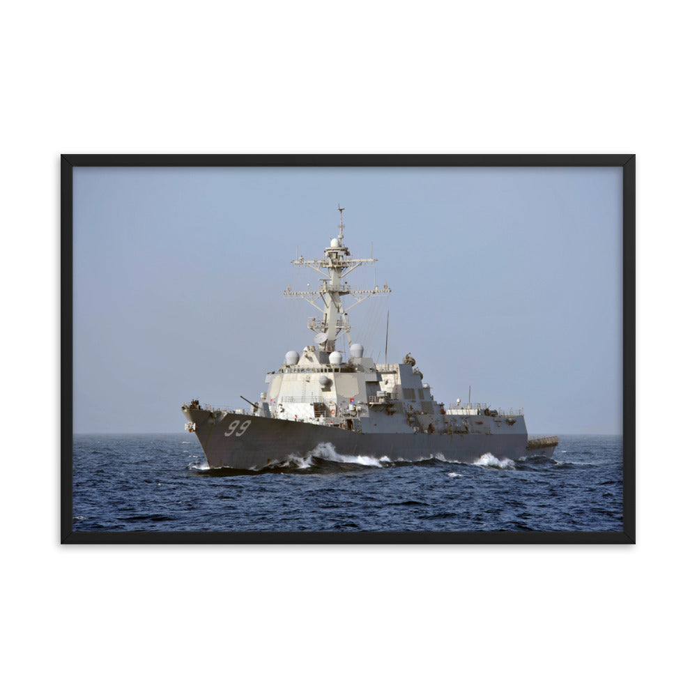 USS Farragut (DDG-99) Framed Ship Photo