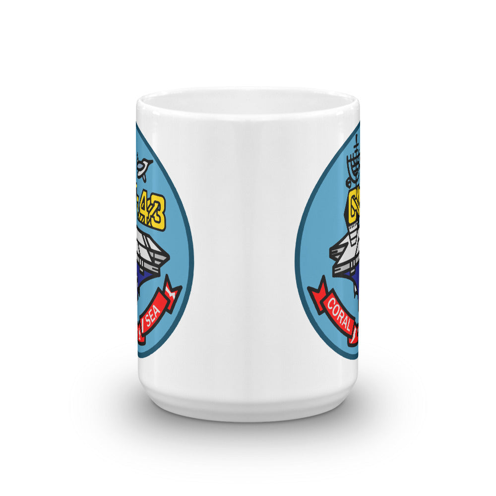 USS Coral Sea (CV-43) Ship's Crest Mug