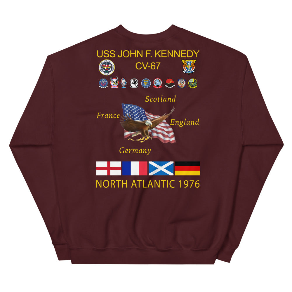 USS John F. Kennedy (CV-67) 1976 Cruise Sweatshirt
