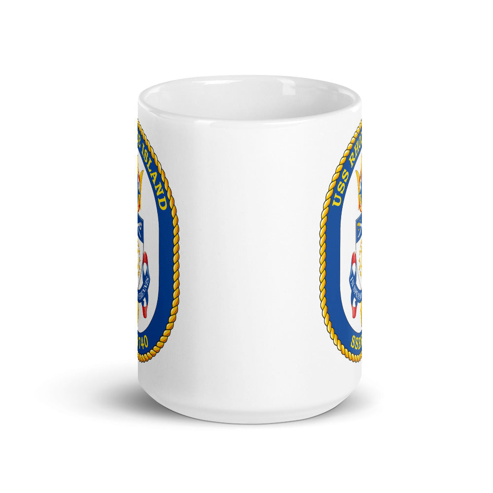 USS Rhode Island (SSBN-740) Ship's Crest Mug