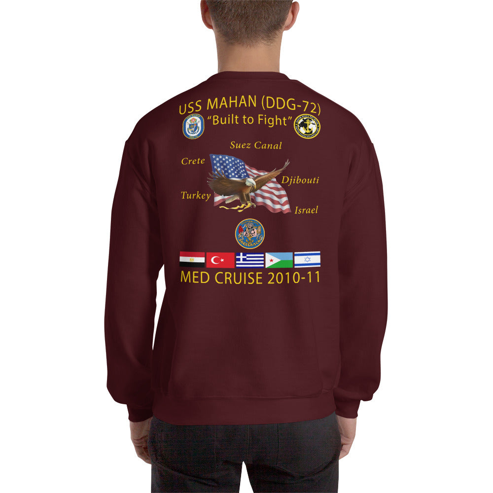 USS Mahan (DDG-72) 2010-11 Cruise Sweatshirt