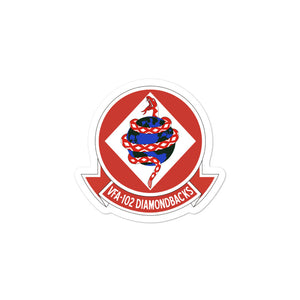 VFA-102 Diamondbacks Squadron Crest Vinyl Sticker
