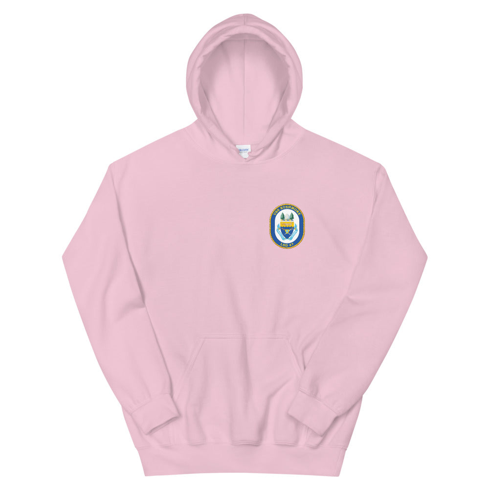 USS Rushmore (LSD-47) Ship's Crest Hoodie