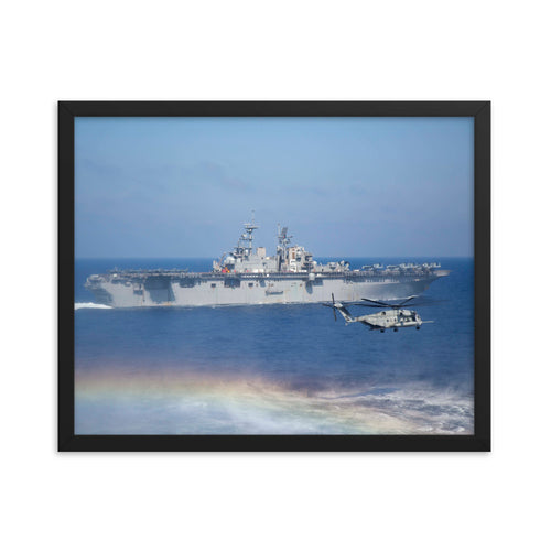 USS Bataan (LHD-5) Framed Ship Photo