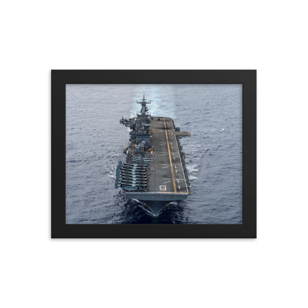 USS Bonhomme Richard (LHD-6) Framed Ship Photo