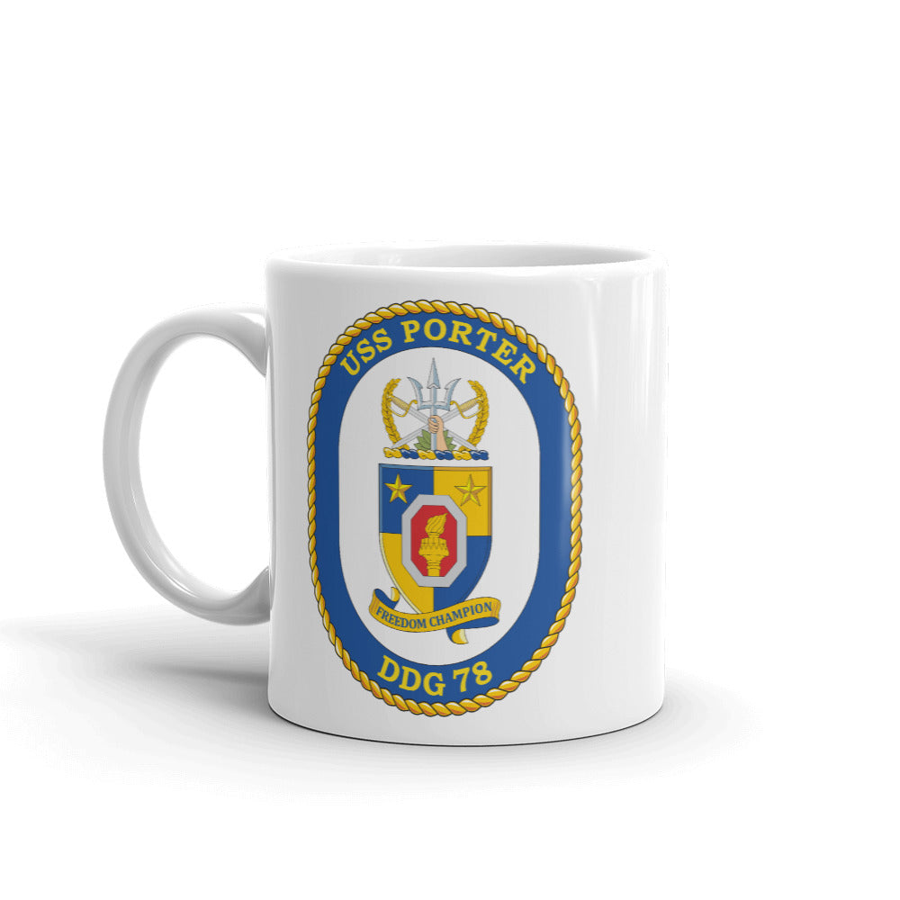 USS Porter (DDG-78) Ship's Crest Mug