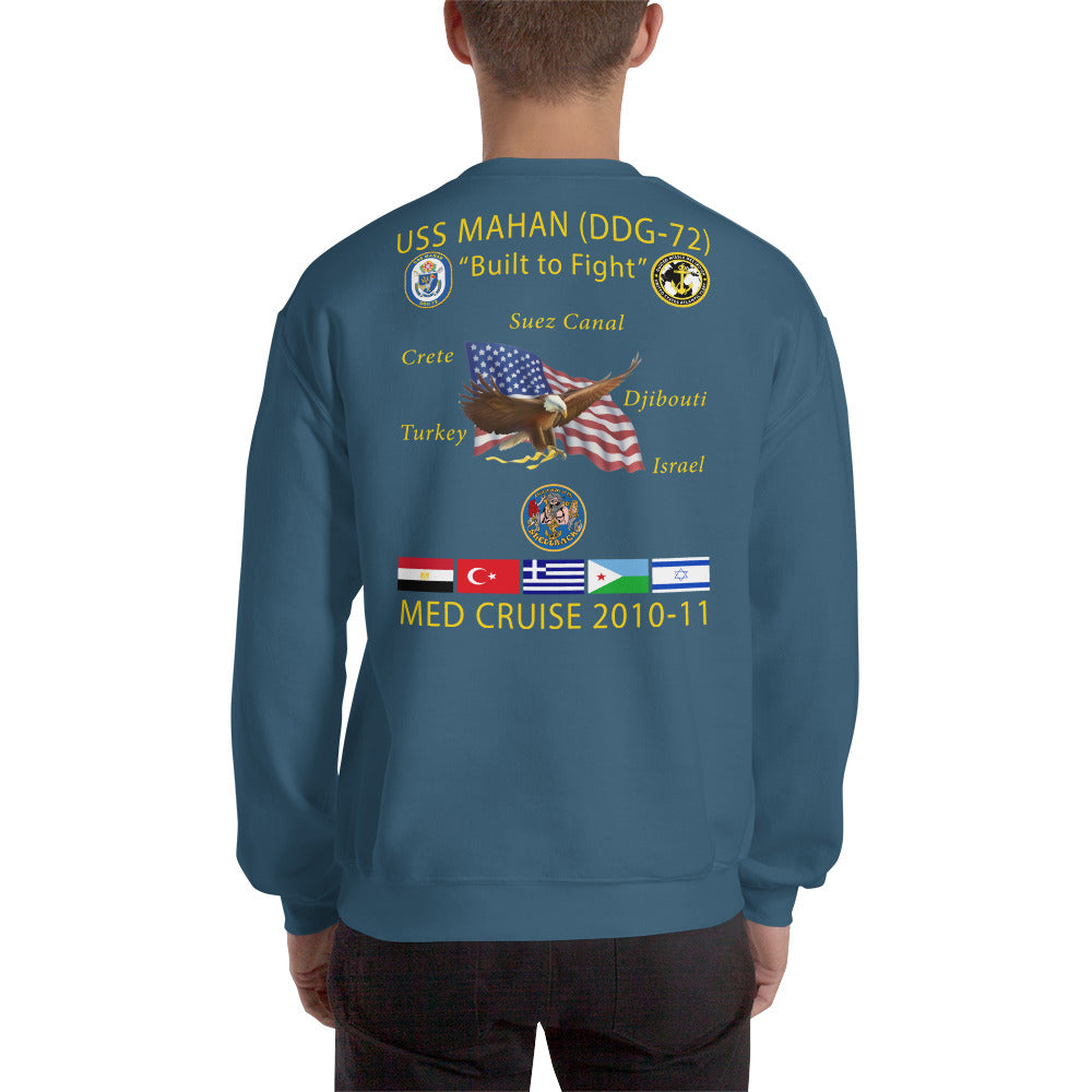 USS Mahan (DDG-72) 2010-11 Cruise Sweatshirt