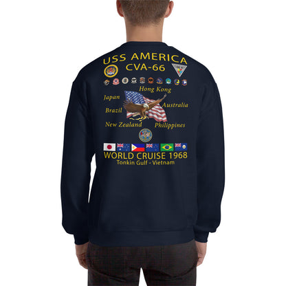 USS America (CVA-66) 1968 Cruise Sweatshirt