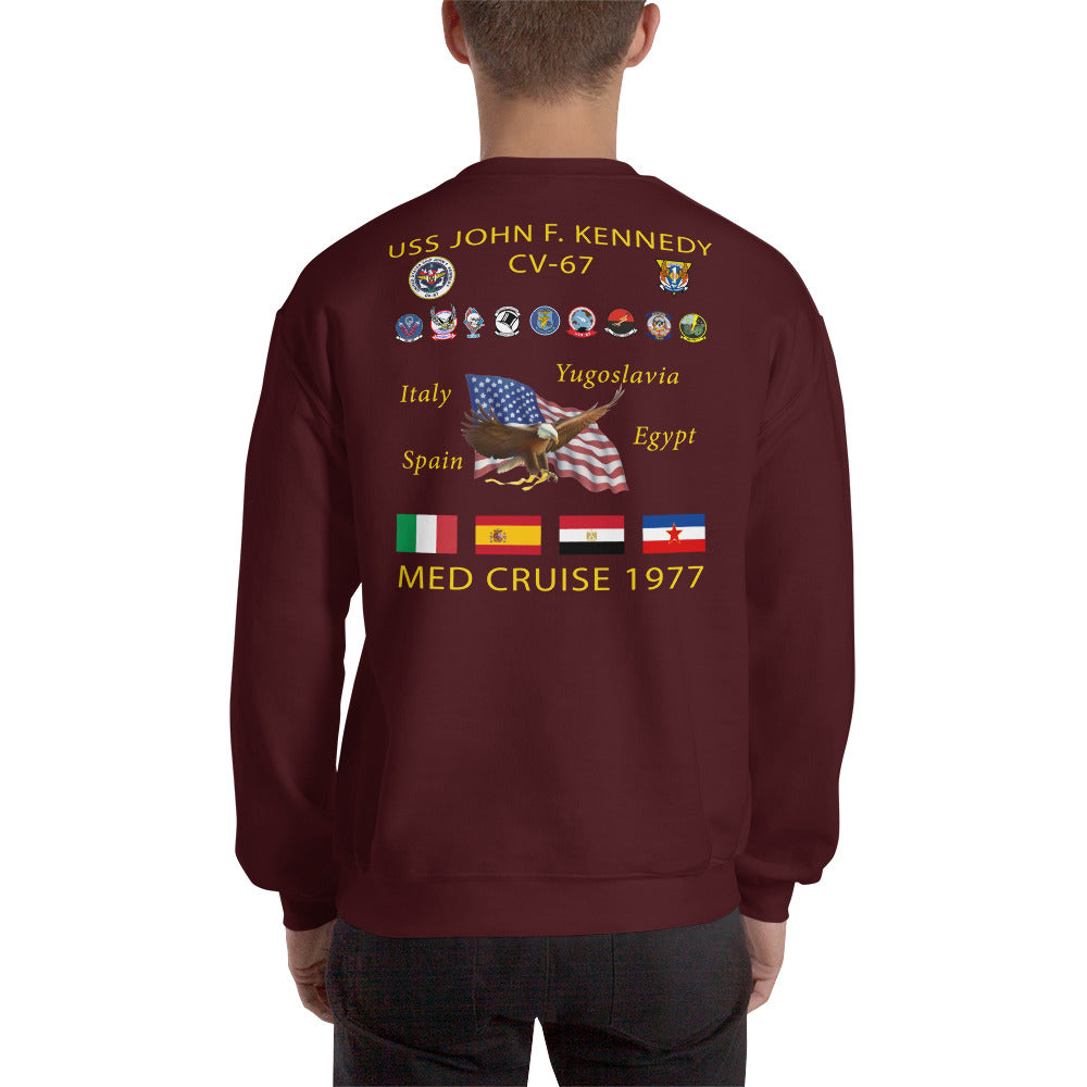 USS John F. Kennedy (CV-67) 1977 Cruise Sweatshirt
