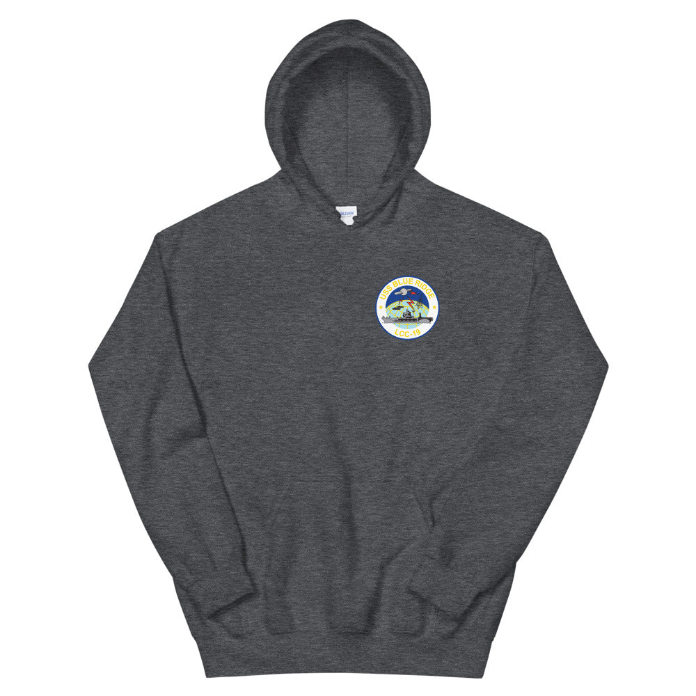 USS Blue Ridge (LCC-19) Ship's Crest Hoodie