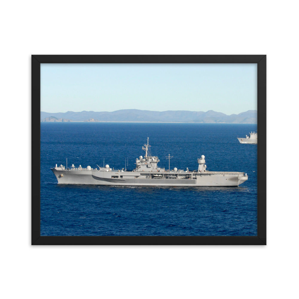 USS Blue Ridge (LCC-19) Framed Ship Photo