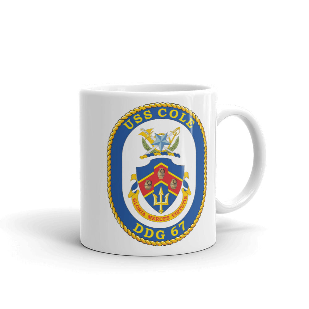 USS Cole (DDG-67) Ship's Crest Mug