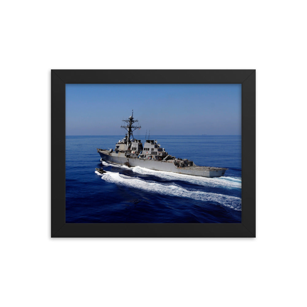 USS Barry (DDG-52) Framed Ship Photo