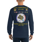 USS America (CV-66) 1990-91 Long Sleeve Cruise Shirt (Ver 2)