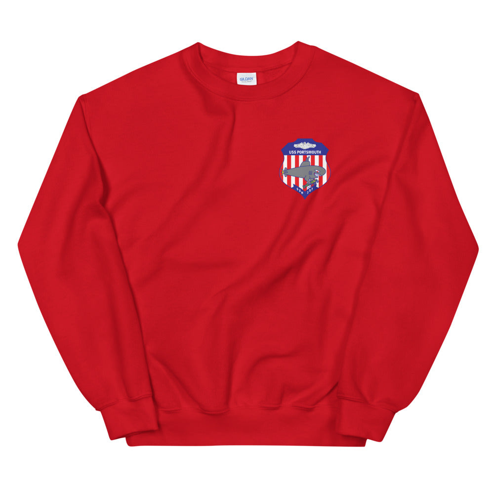 USS Portsmouth (SSN-707) Ship's Crest Sweatshirt