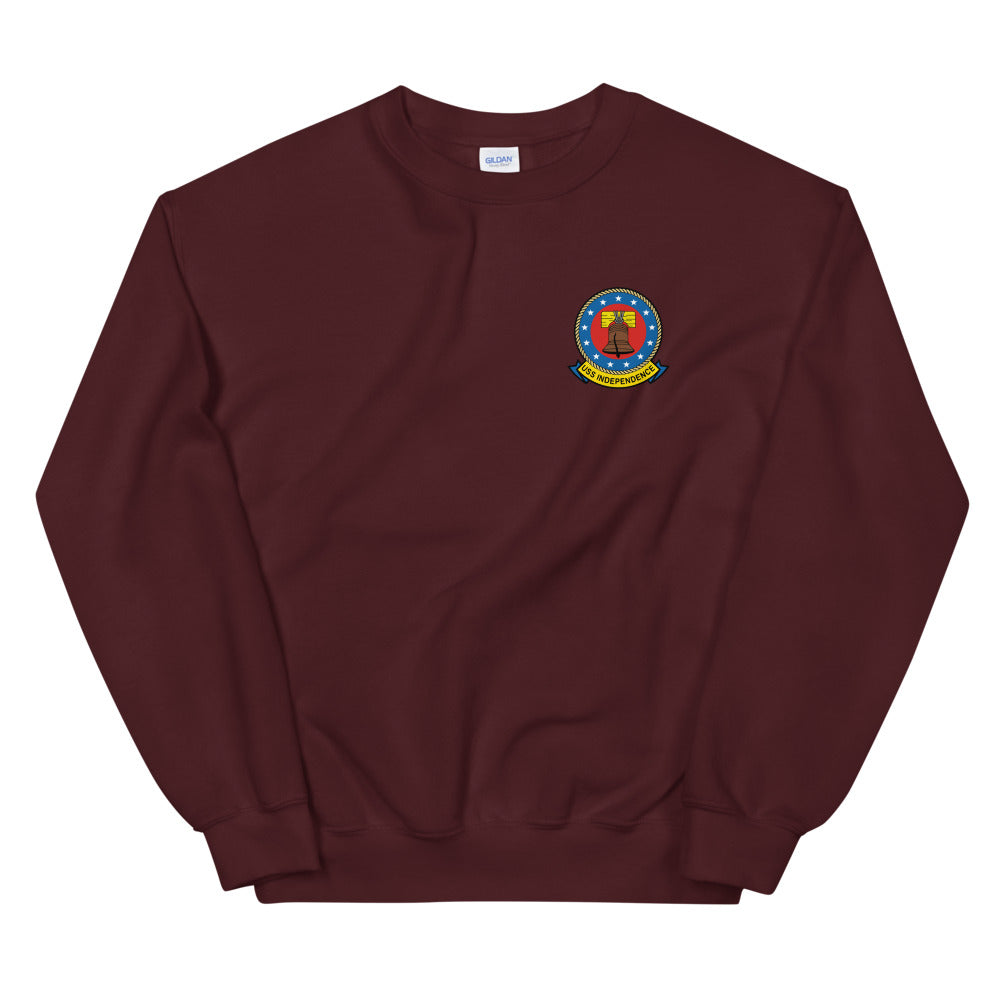 USS Independence (CVA/CV-62) Ship's Crest Sweatshirt