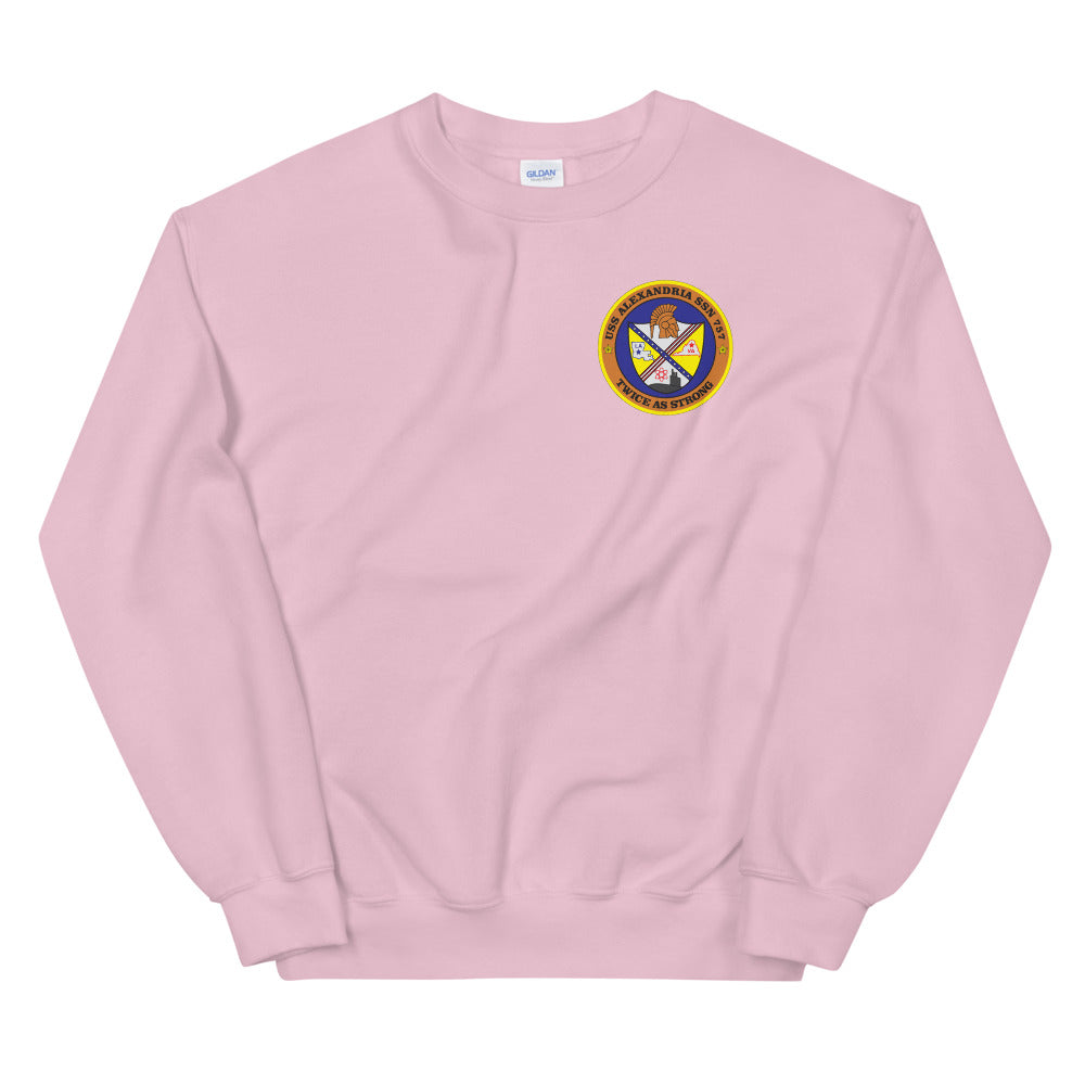 USS Alexandria (SSN-757) Ship's Crest Sweatshirt