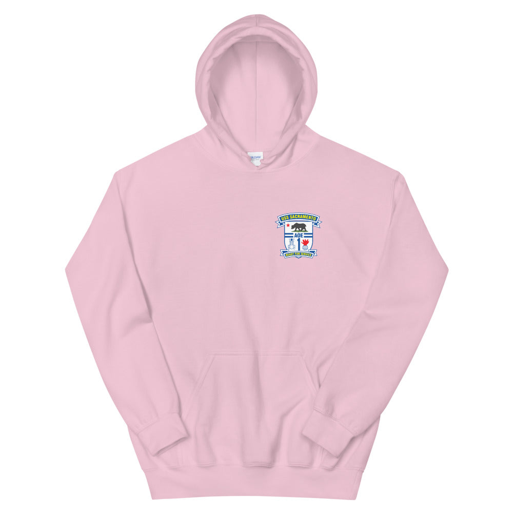 USS Sacramento (AOE-1) Ship's Crest Hoodie