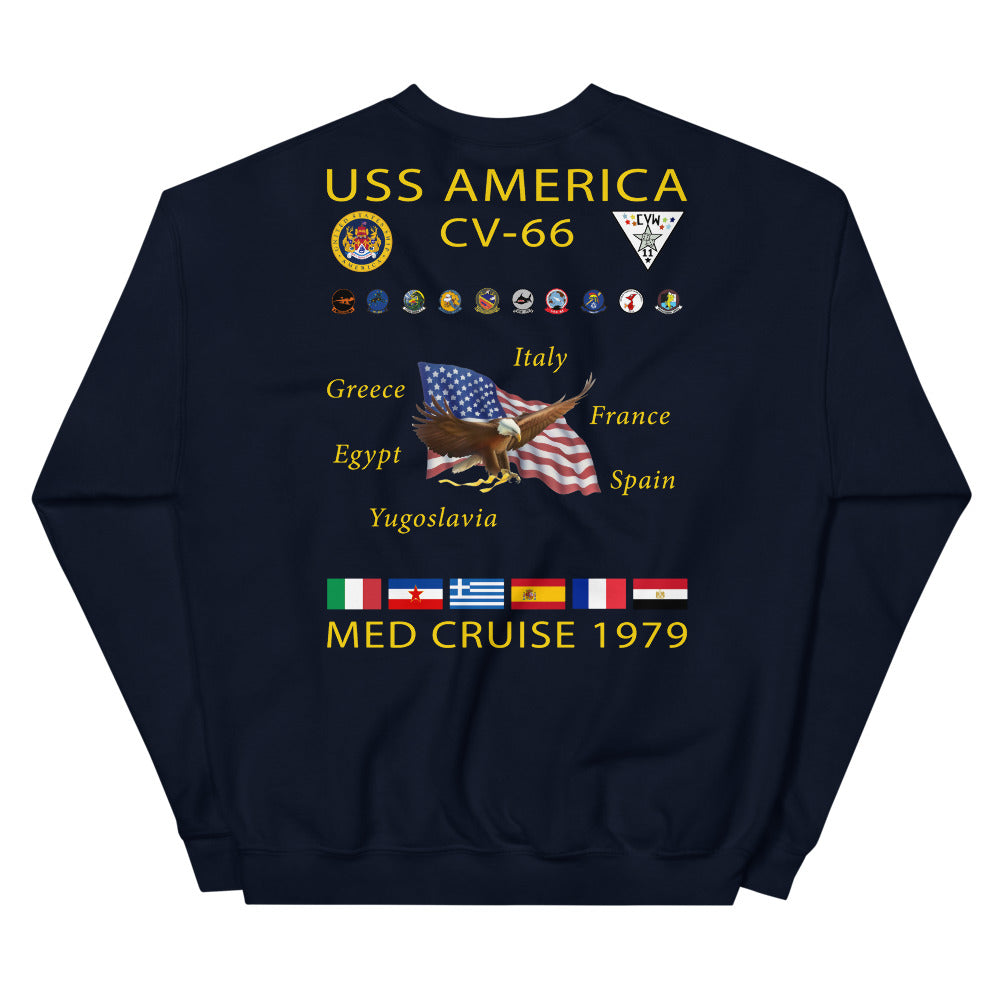 USS America (CV-66) 1979 Cruise Sweatshirt